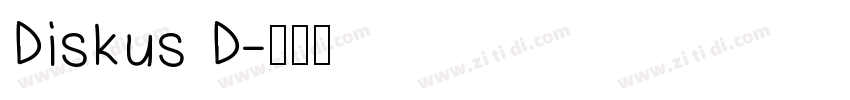 Diskus D字体转换